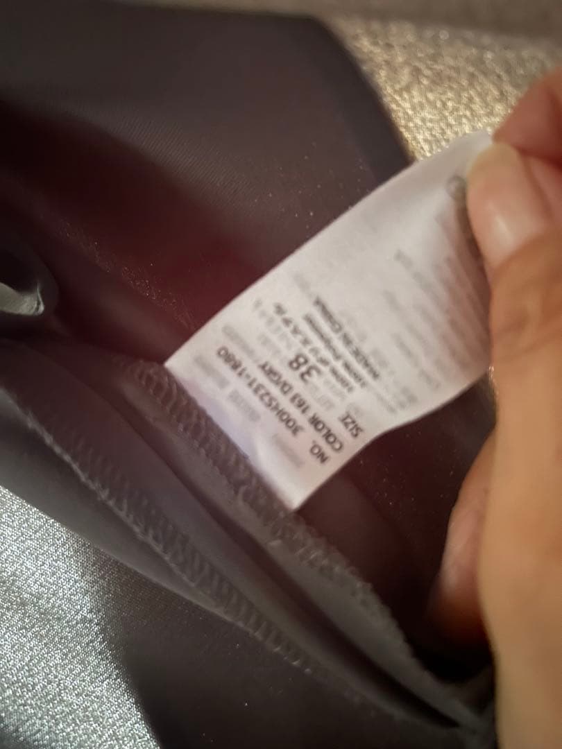 ENFÖLD グレー サロペットスカート 38