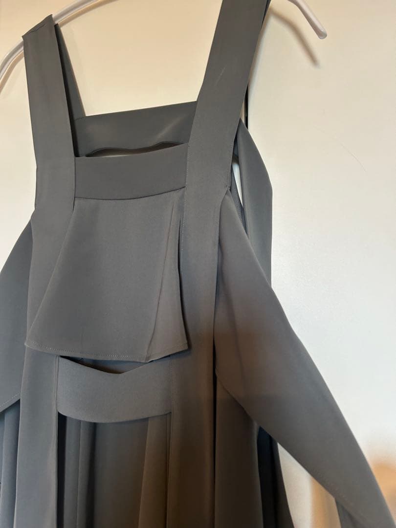 ENFÖLD グレー サロペットスカート 38