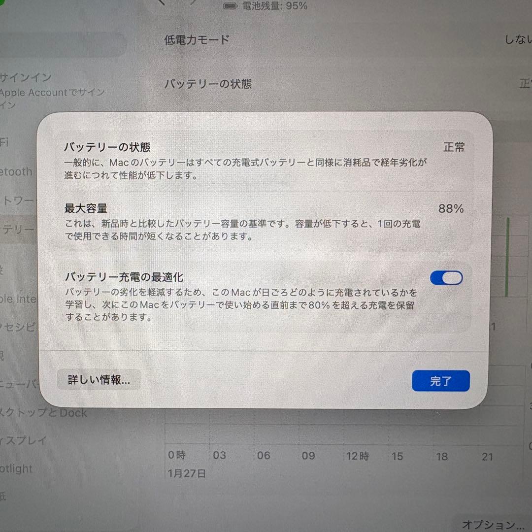 MacBook Air M1 13インチ8GB 256GB