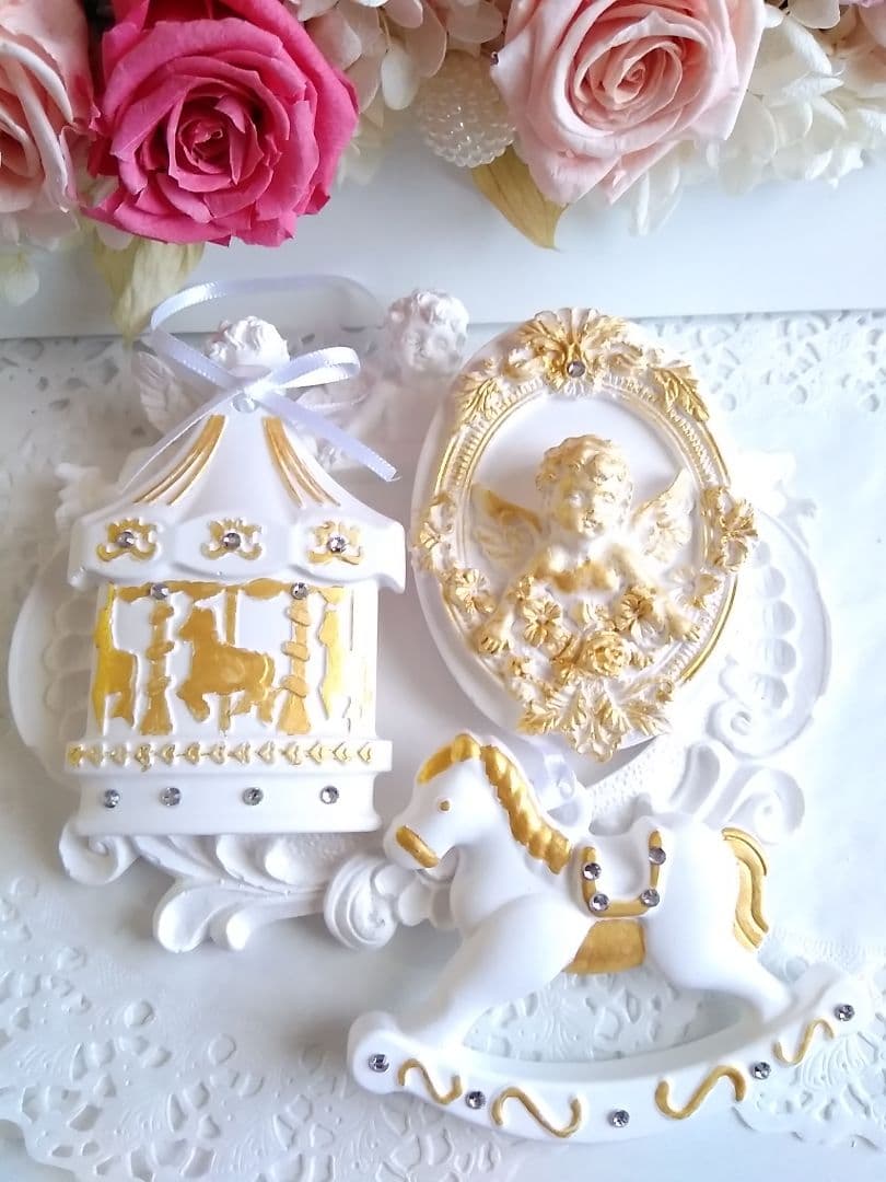 【現品限り】アロマストーンゴールド３点セット