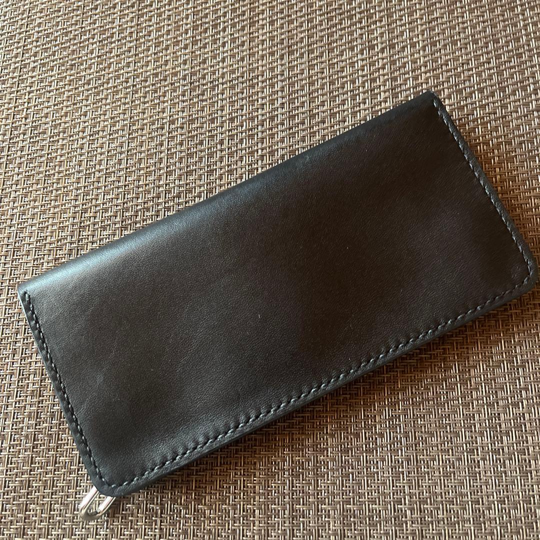 MARYAMホースフロントロングトラッカーウォレット芯通し ニッケル