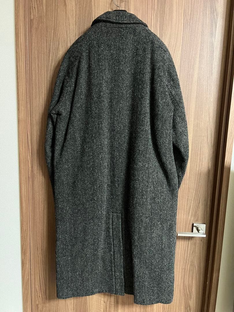 ★新品•未使用★/ASPESI アスペジ/ハリスツイード ステンカラーコート