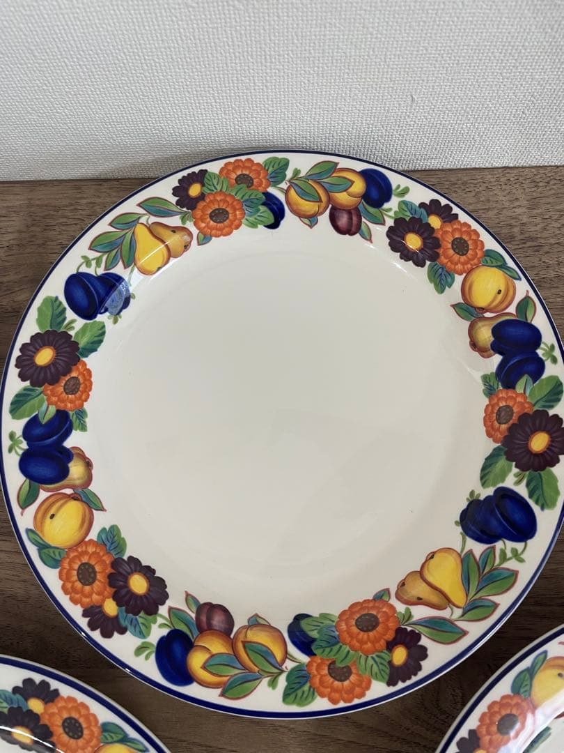 ロイヤルコペンハーゲン ゴールデンサマープレート5枚セット