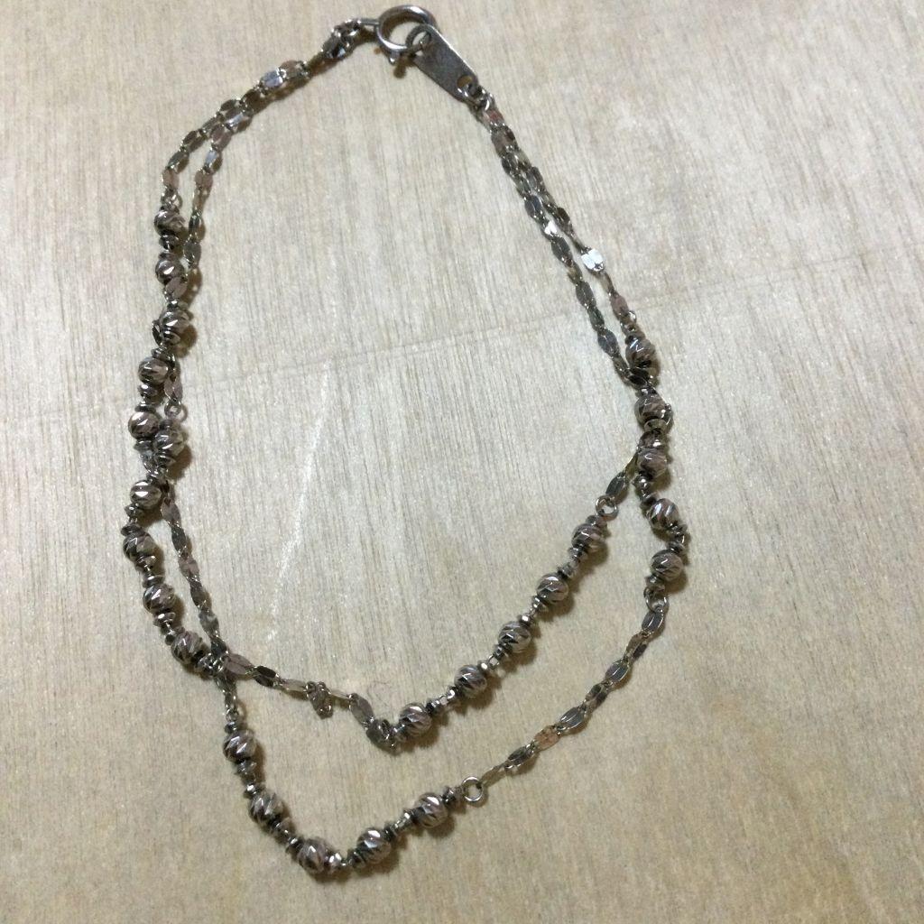 TSUTSUMI　Pt850　2連ブレスレット　値下げ不可