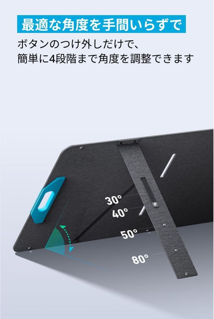 Anker Solix PS200 ポータブルソーラーパネル 200W
