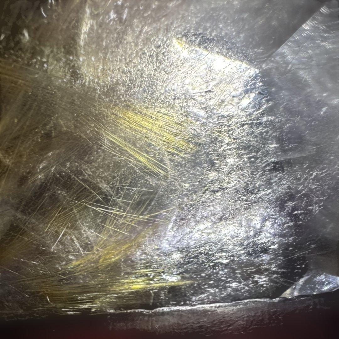 高品質ゴールドルチルポイント 195g 金運 開運 原石