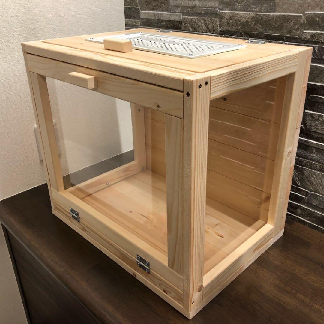 新品 木製 ケージ ハリネズミ ハムスター 小動物 爬虫類 送料込み 飼育用品