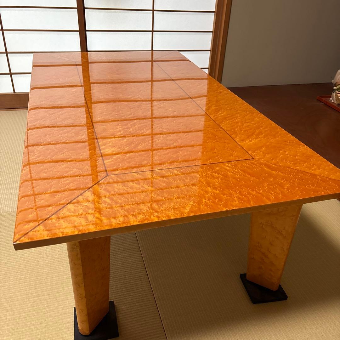 tsuru　　大塚家具のメイプル材製座卓