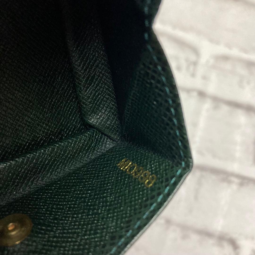 ルイヴィトン☆ケース　タイガ　ポルトモネボワット　小銭入れ　カーキ