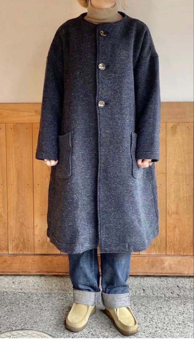 BlueTrick（ブルートリック） ダークブルー ロングコート
