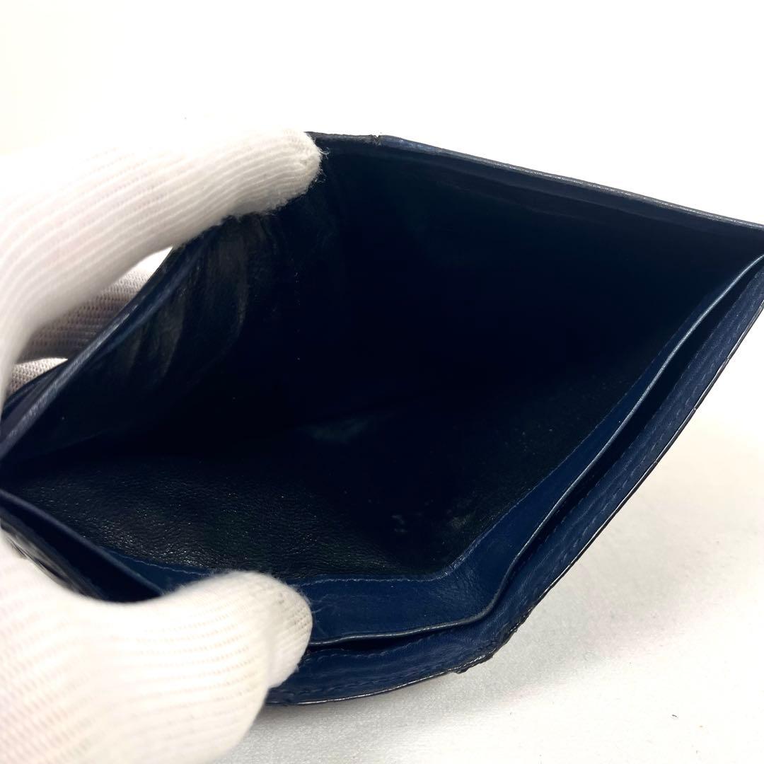 ボッテガヴェネタ　二つ折り財布　イントレチャート　コンパクト　レザー　付属付き