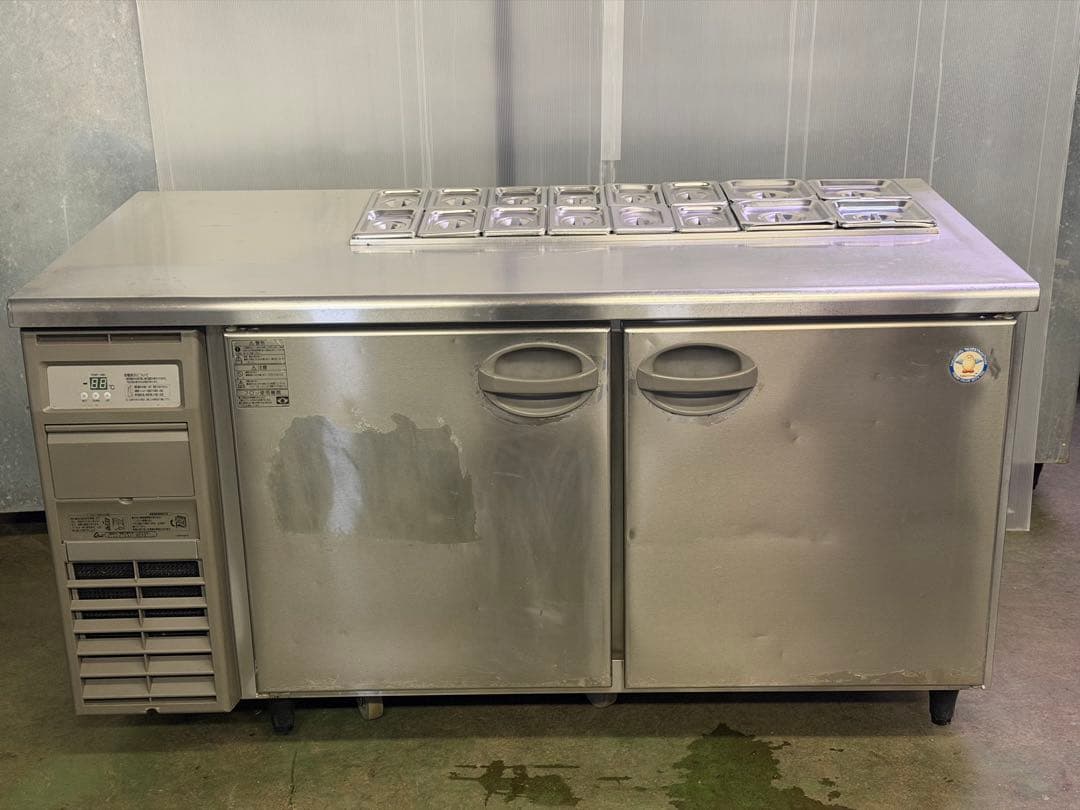 2019年 フクシマサンドイッチテーブル形冷蔵庫 1500x750x800