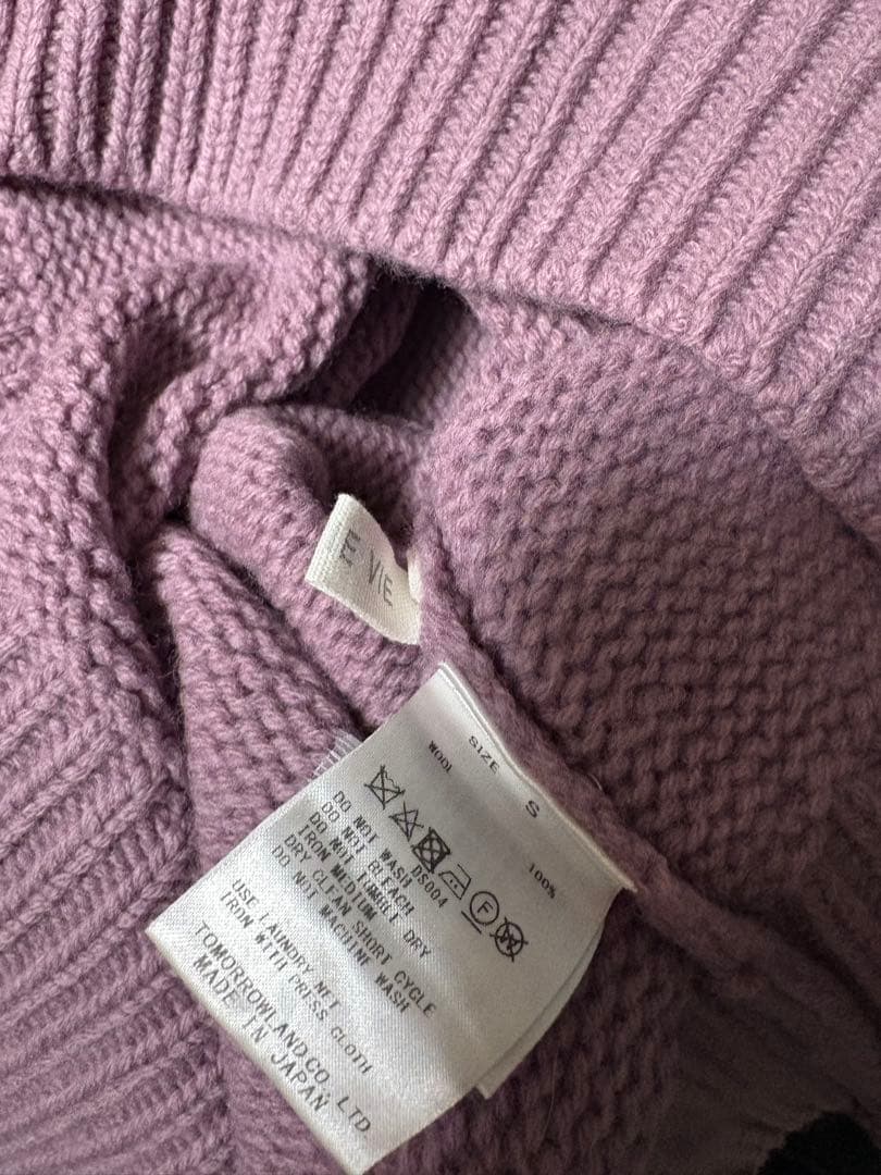 GALERIE VIE ギャルリーヴィー ファインウールタートルネックニット