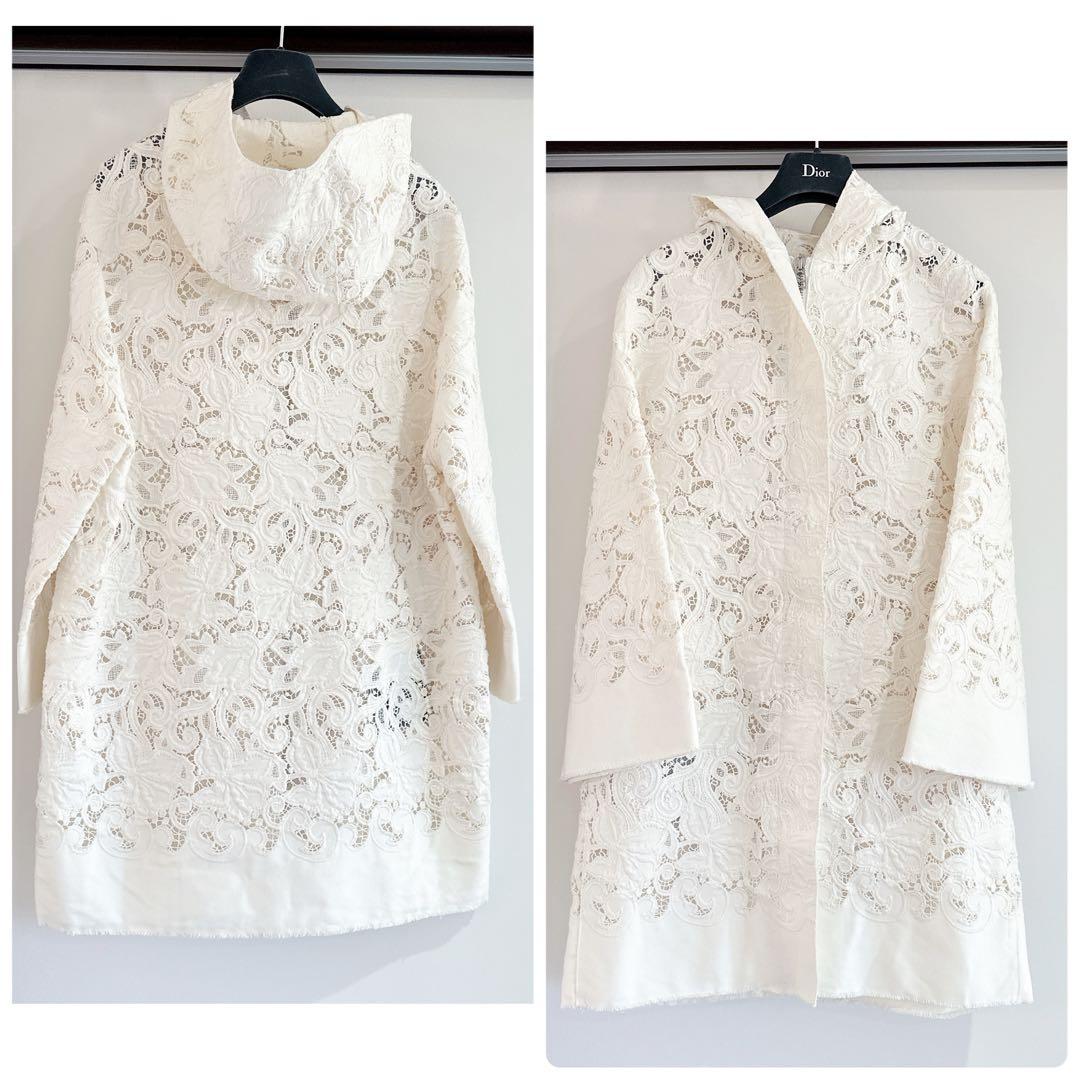 ermanno scervino レース　キャンバス　スプリングコート