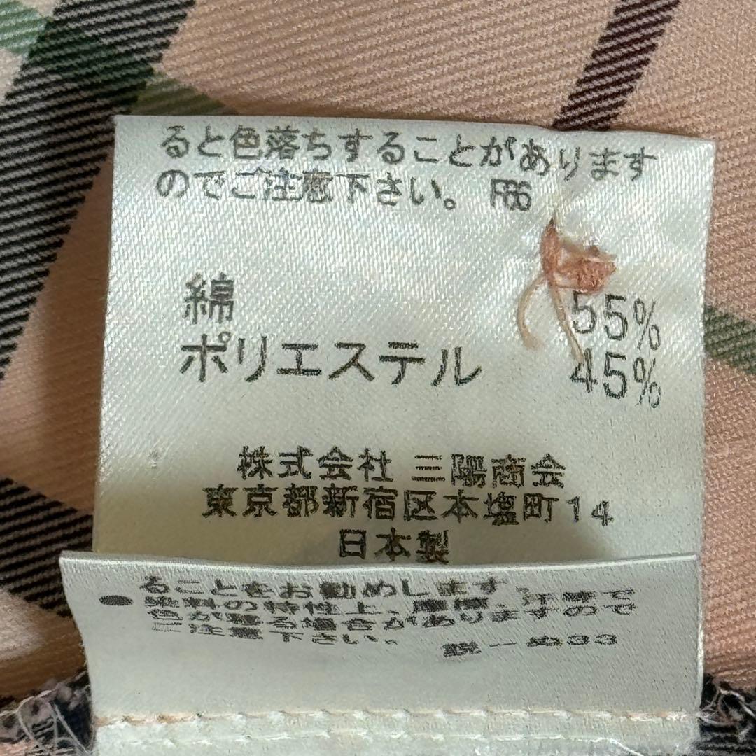 【美品】バーバリーブルーレーベル ブラウス ノバチェック 36 ベージュ