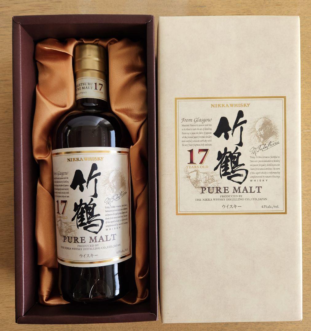 ニッカウイスキー 竹鶴 17年 ピュアモルト 700ml