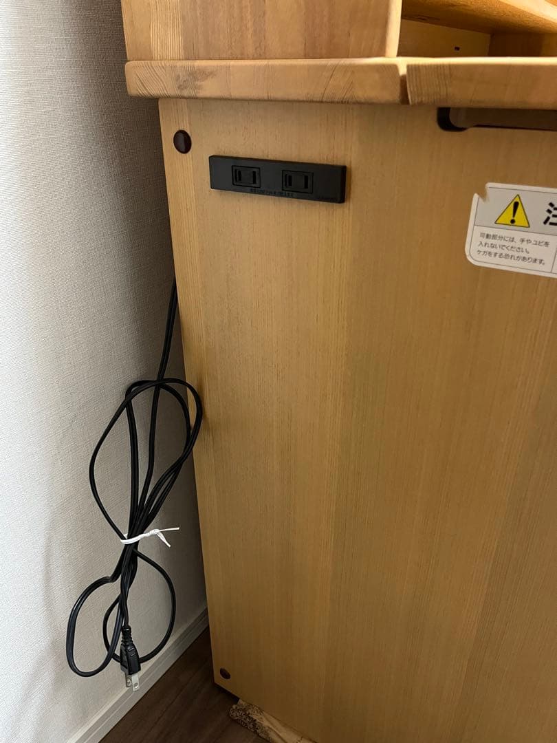 コスガ　学習机(机・上棚・引き出し三点セットの机)