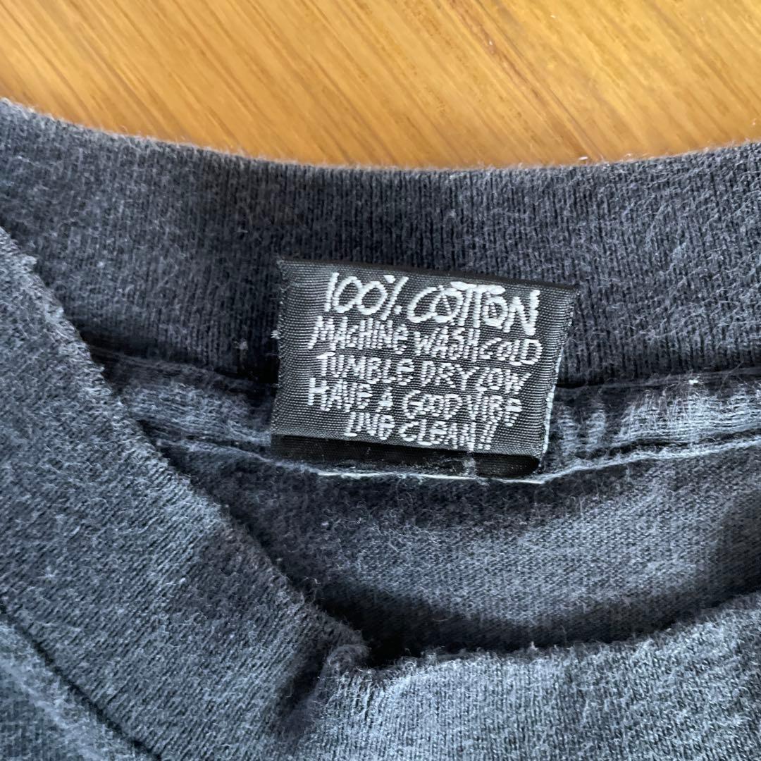 Old Stussy 80年台後期黒タグ ラスタシャドウマン黒色 Lサイズ