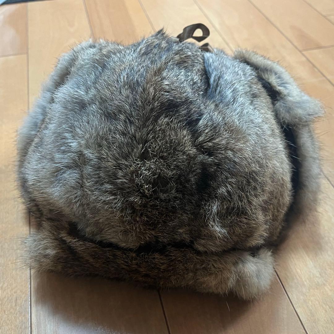 LENO アビエイターキャップ フライトキャップ ラビットファー