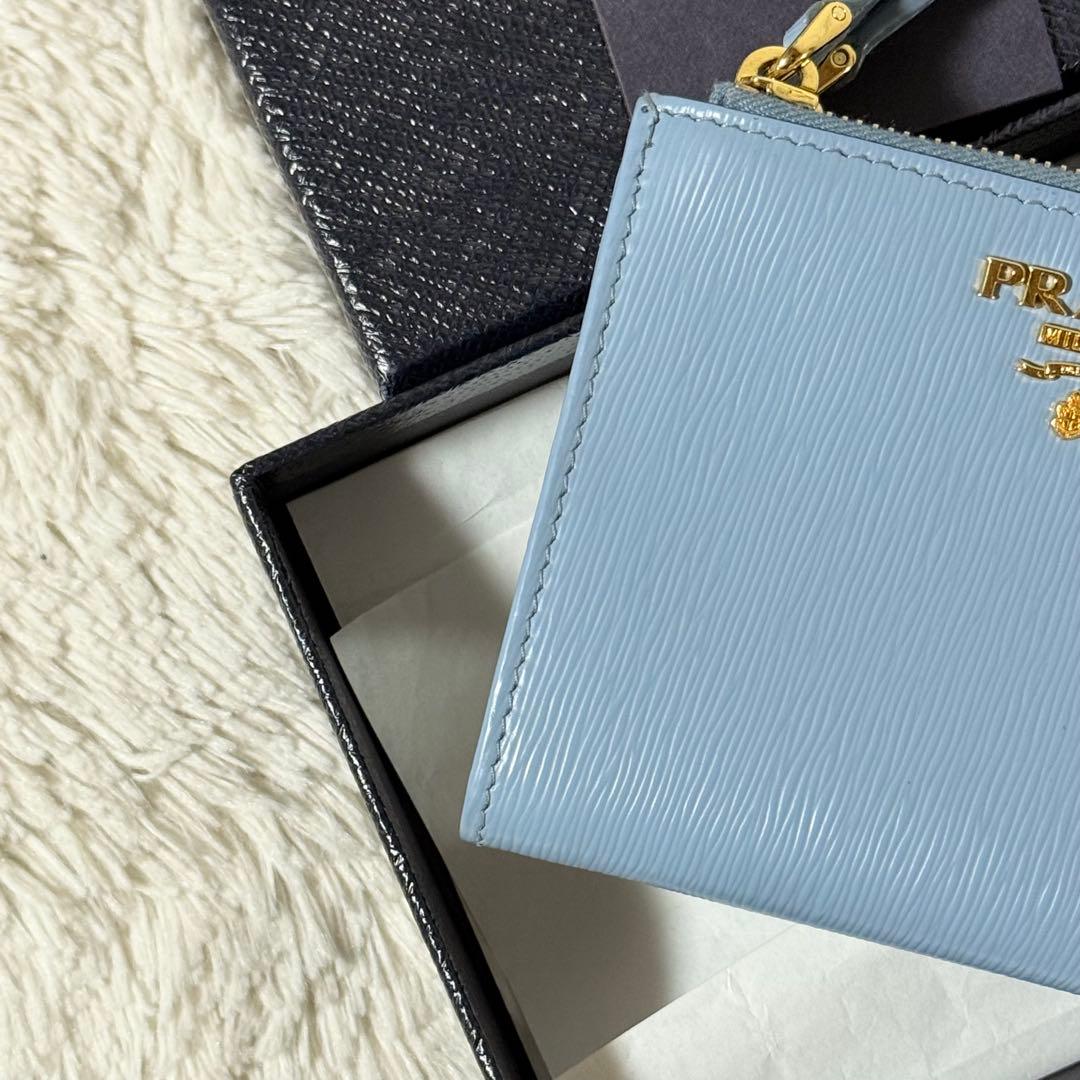 ⭐️新品未使用⭐️　PRADA　1ML024　二つ折り財布　レザーウォレット