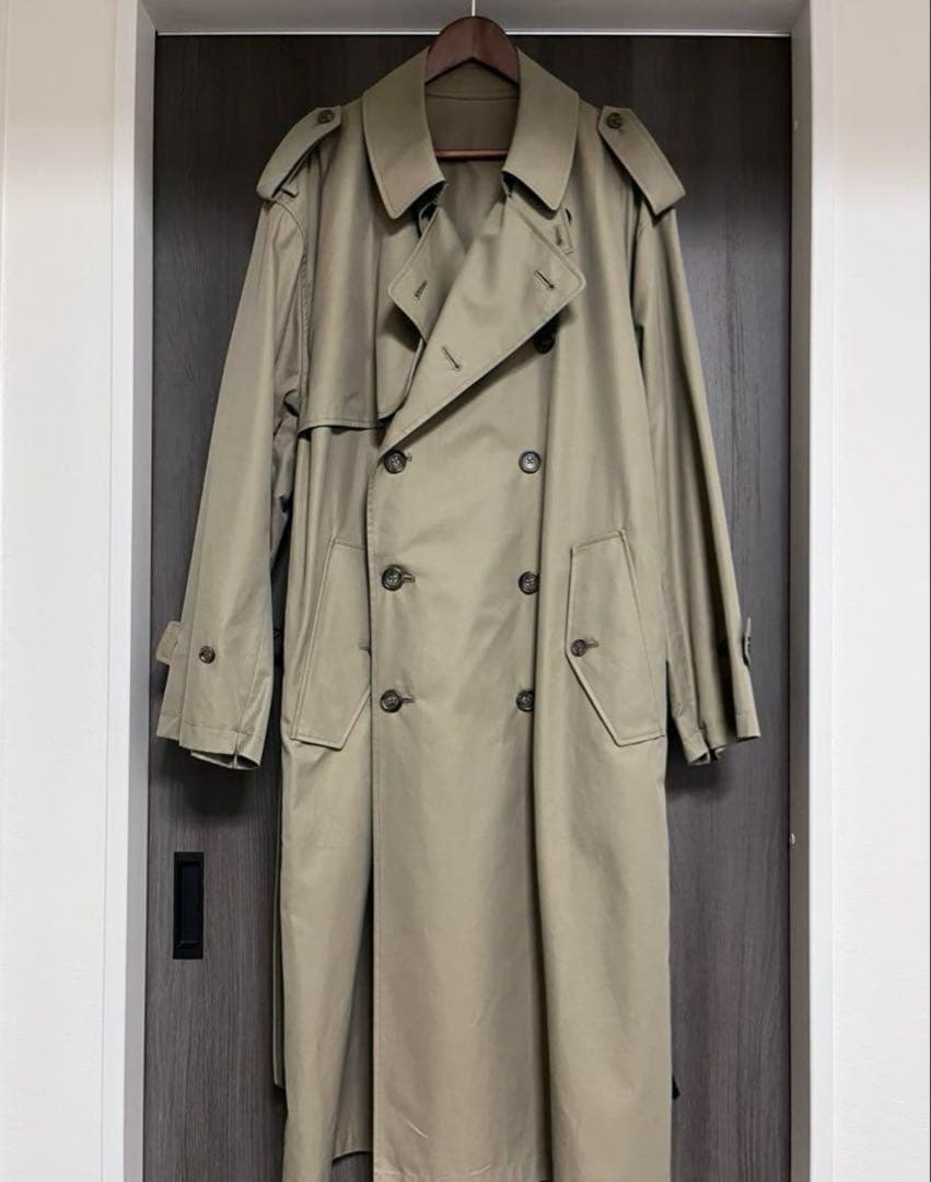 美品 stein OVERSIZED TRENCH COAT トレンチコート