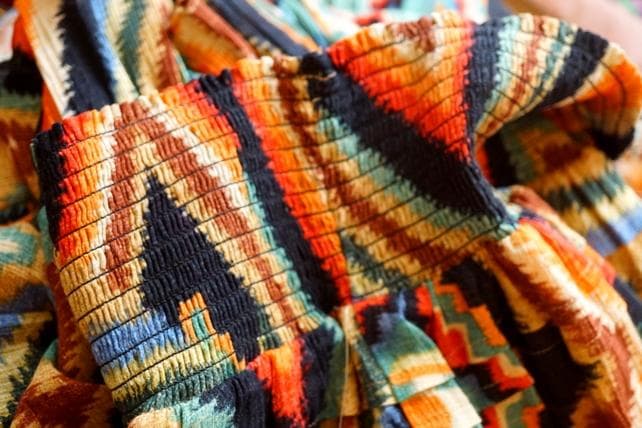 レア USA規格 アメリカ購入 ラルフローレン 手染め スカート ネイティブ柄