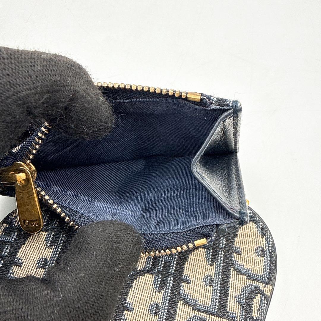 DIOR ディオール トロッター オプリーク サドル 3つ折り コンパクト財布