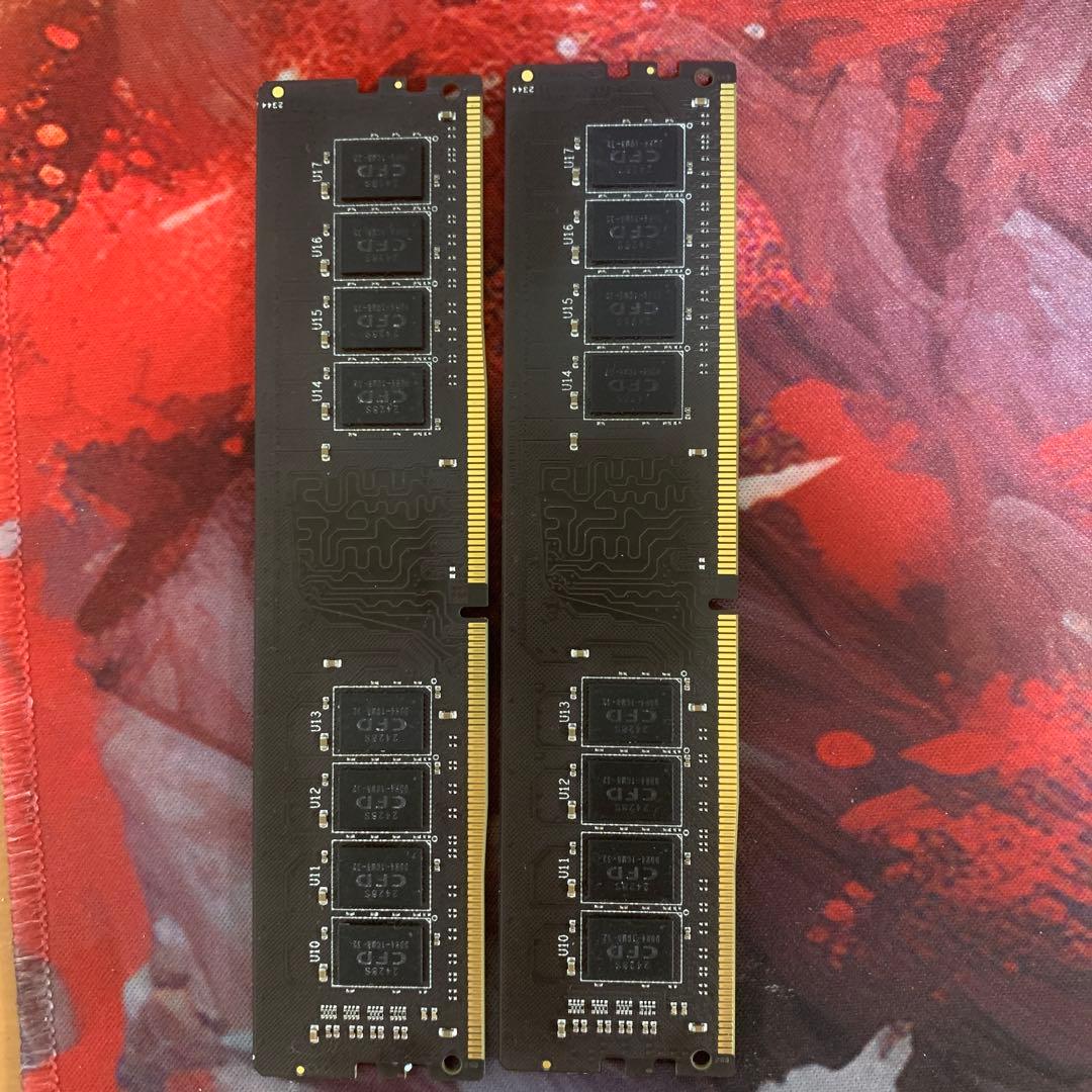 DDR4 16GB×2枚32GB PC4-25600 3200MHz 動作確認済