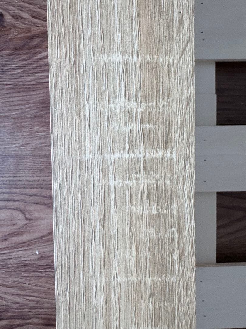 青梅市引渡し⭐︎LOWYA セミダブルベッドフレーム（すのこ付き）ローベッド