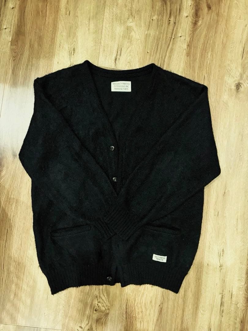 専用WACKO MARIA MOHAIR CARDIGAN BLACK