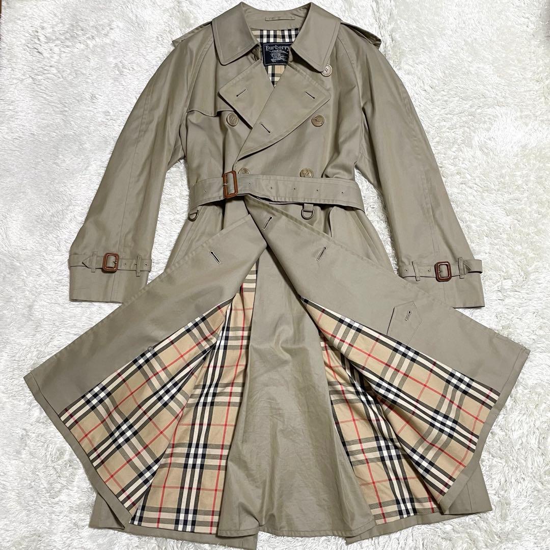 【極美品】バーバリーズ　トレンチコート　ギャバジン　撥水　ノバチェック　未使用級