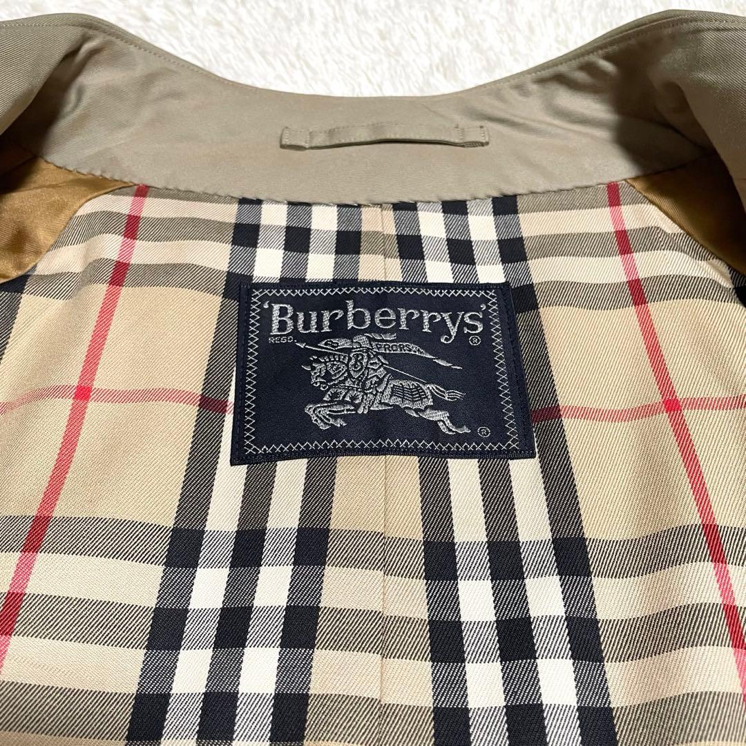 【極美品】バーバリーズ　トレンチコート　ギャバジン　撥水　ノバチェック　未使用級
