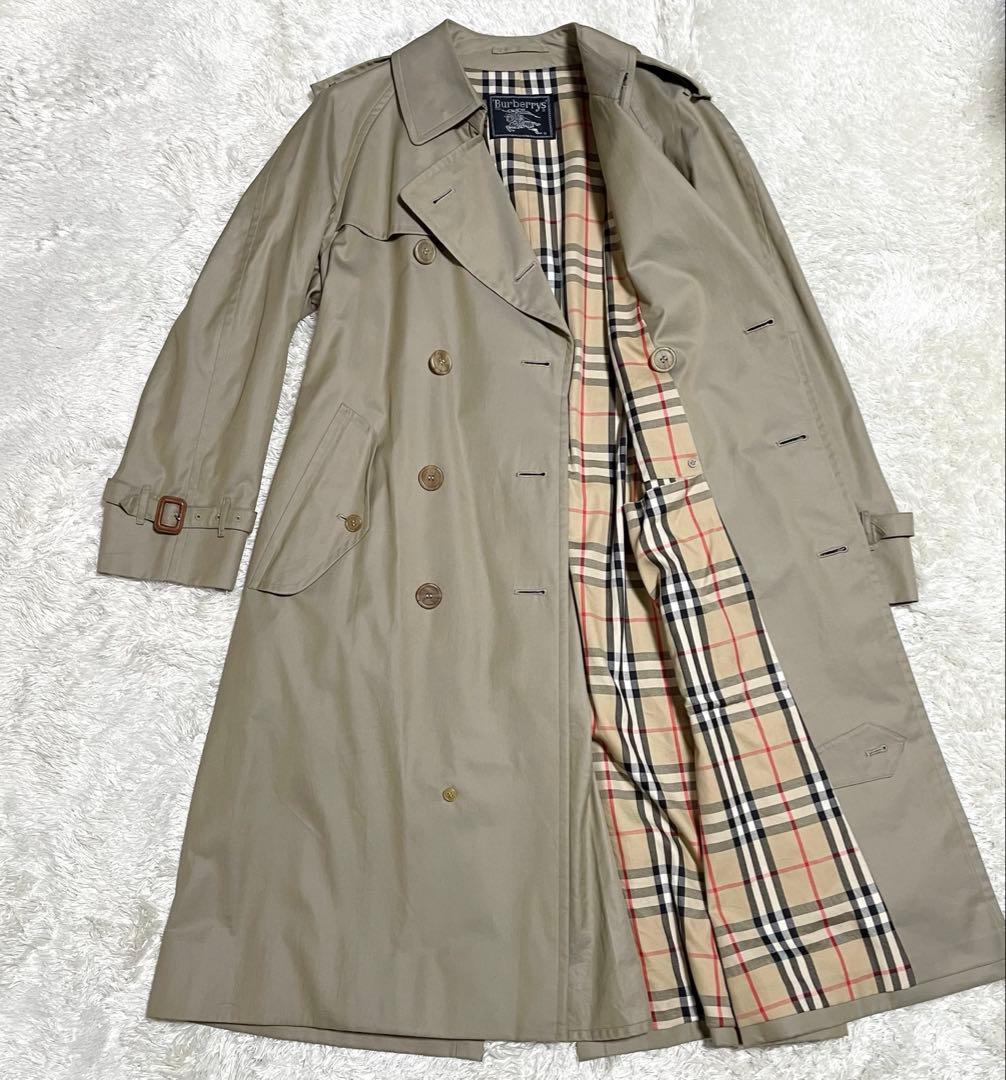 【極美品】バーバリーズ　トレンチコート　ギャバジン　撥水　ノバチェック　未使用級