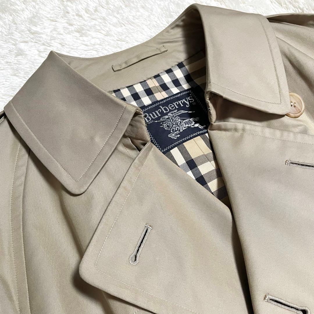 【極美品】バーバリーズ　トレンチコート　ギャバジン　撥水　ノバチェック　未使用級