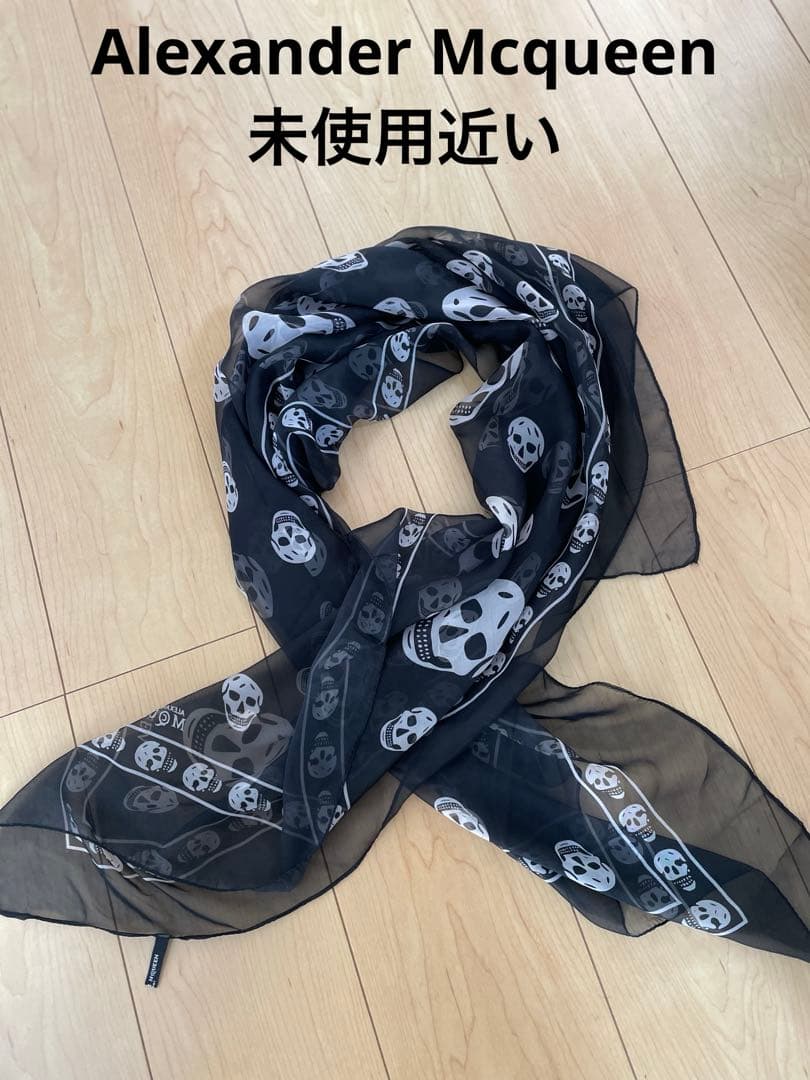 Alexander Mcqueen 未使用近い スカル ストール ショール