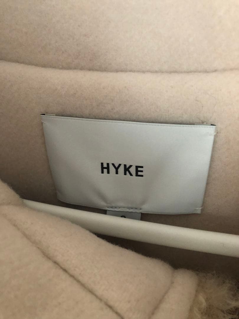 25AW HYKEDOUBLE FACE DUFFEL JACKET クリーム