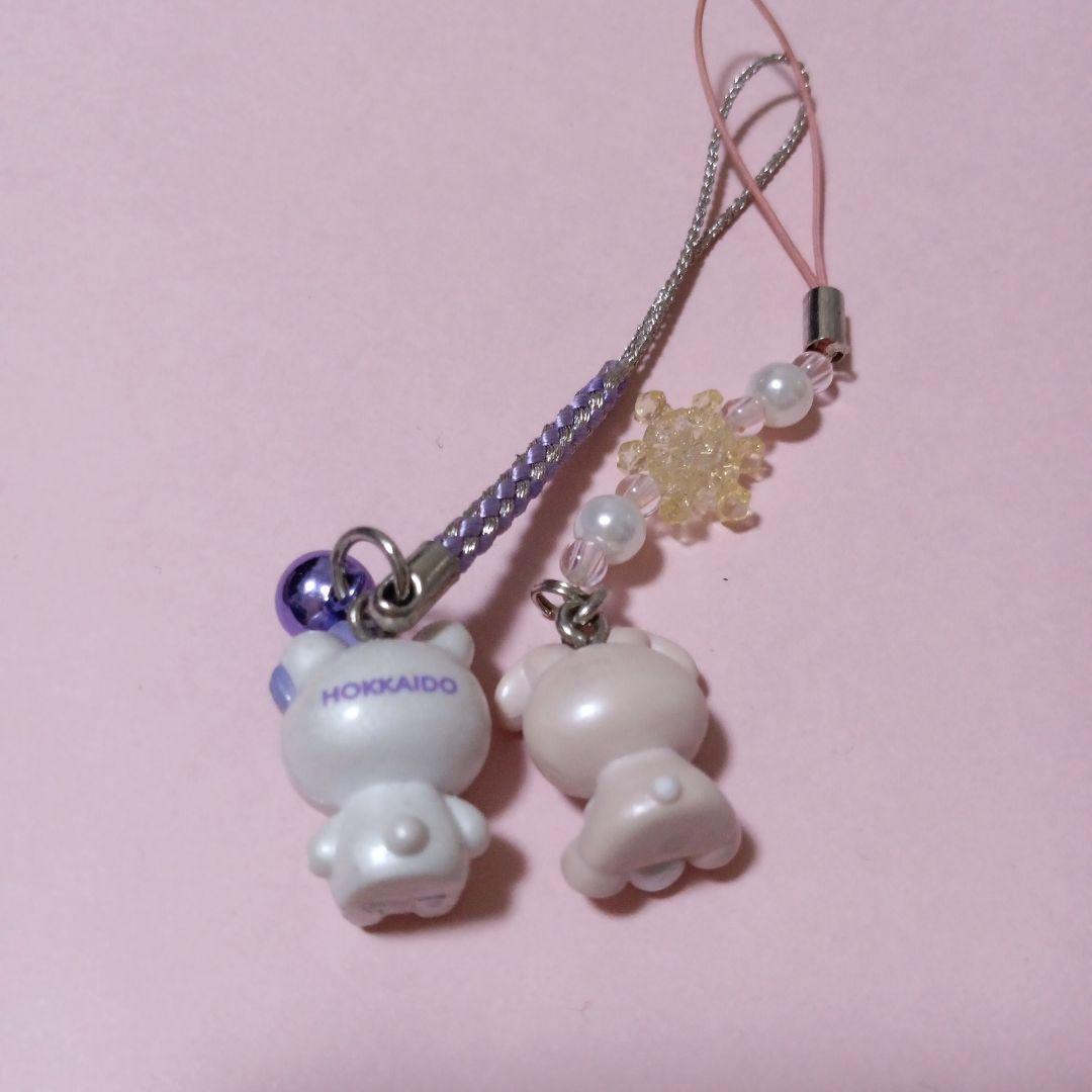 ご当地キティ　北海道限定　ストラップ　　ファスナーマスコット　6個セット