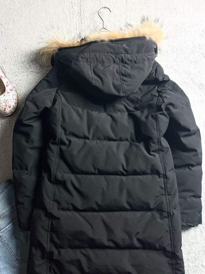 【DANTON】ダントン ファー付2wayタッサーロングダウンコート