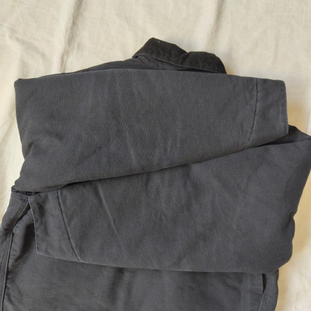 未使用 カーハート OGデトロイトジャケット ブラック エイジドキャンバス XS