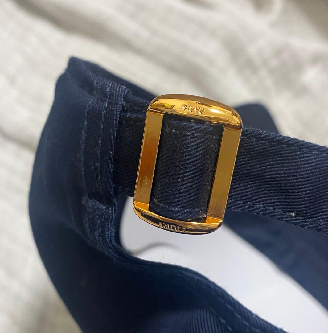 CELINE ネイビー キャップ
