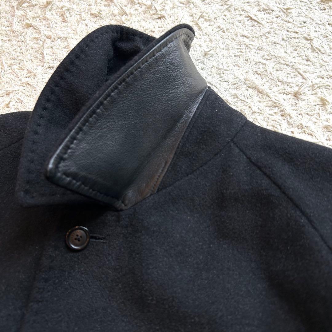 極美品✨️BURBERRY カシミヤ100% 比翼 ステンカラーコート ショート