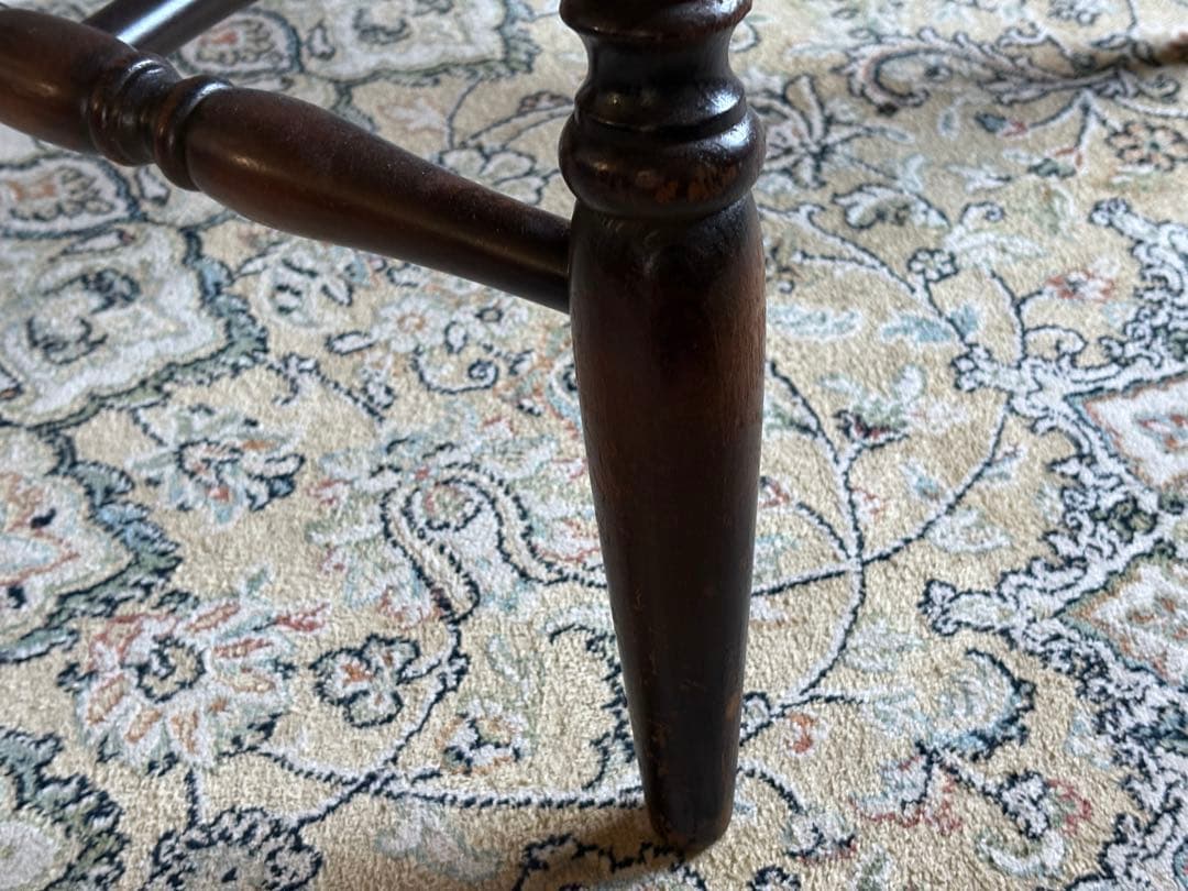 飛騨産業　キツツキマーク　アームチェア　スポークチェア　レトロ　ヴィンテージ