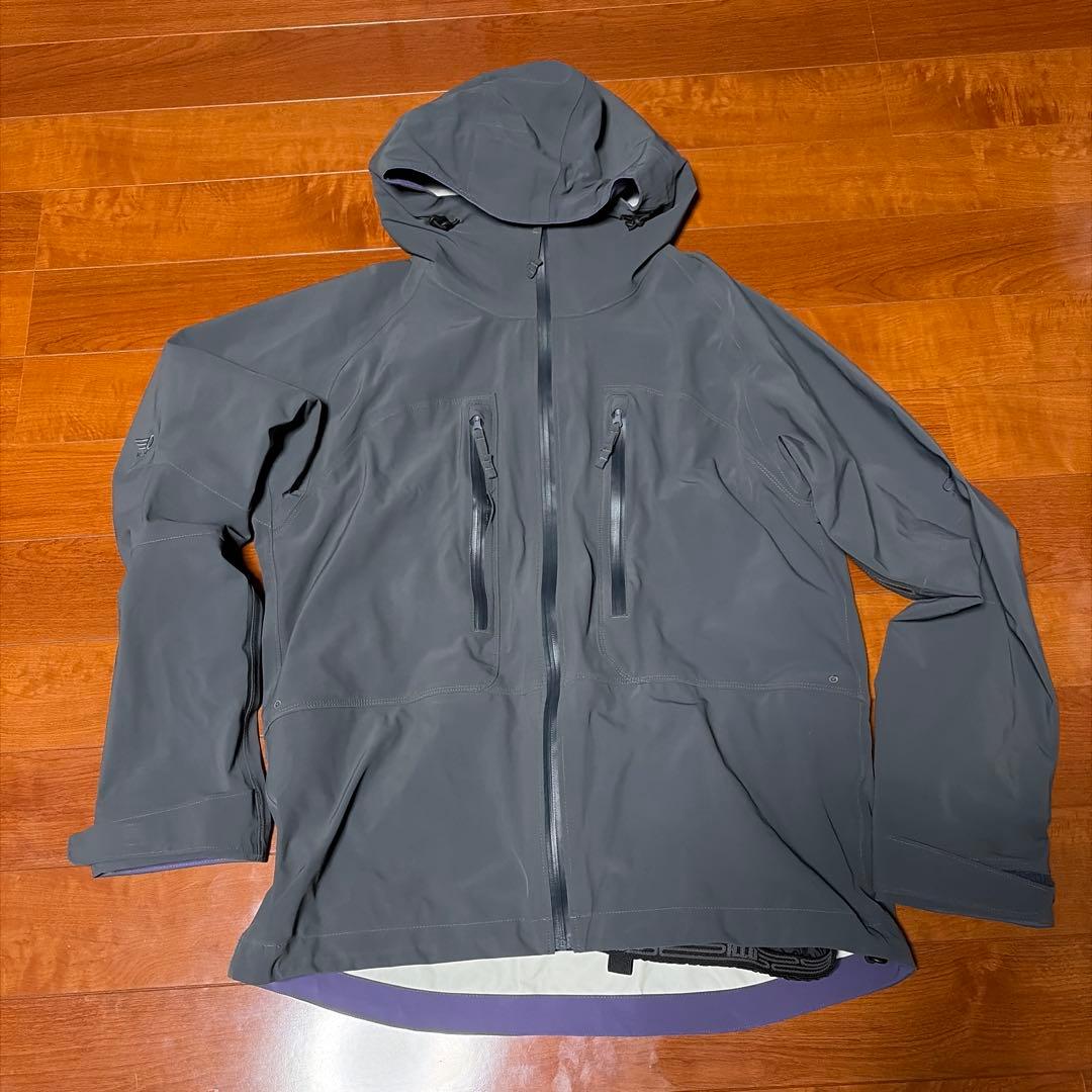 H.I.D. グレー スノーボードウェアセット 上Lサイズ下Mサイズ