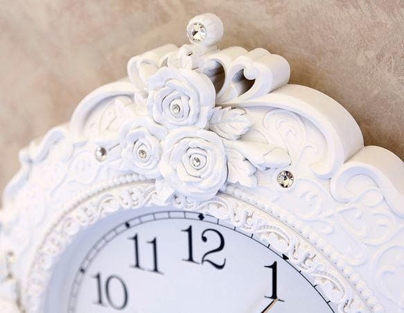 壁掛け時計 ウォールクロック サンタ マリア ホワイト LS-B8216S-WH