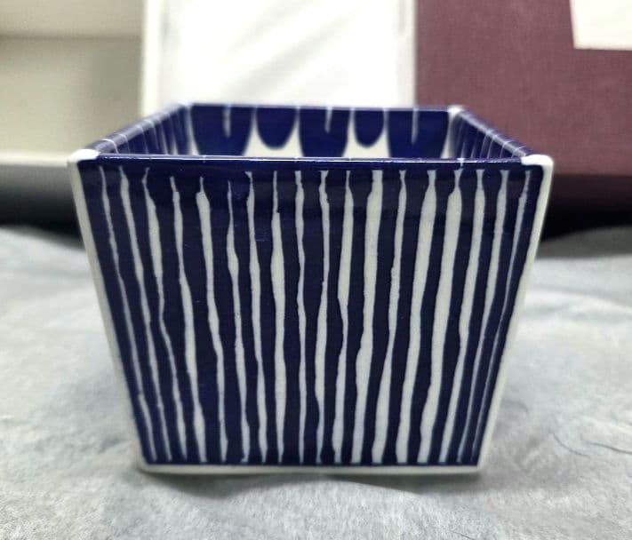 新品 未使用品　辻嘉一　特選和食器揃　用の美 オランダ麦蕎手四方鉢セット
