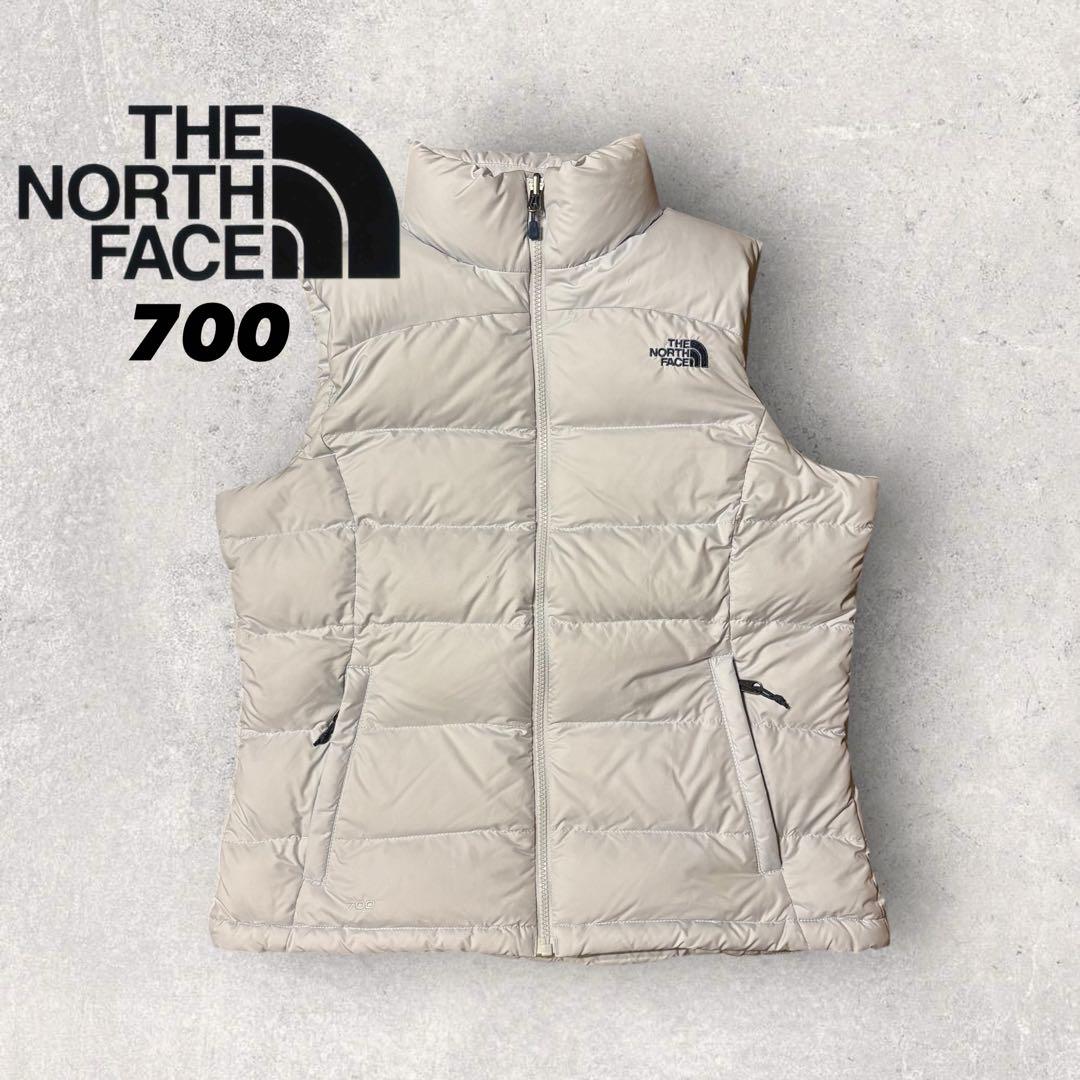 【ソフ&テイル】ダウンベスト　ヌプシ　700刺繍ロゴ　M