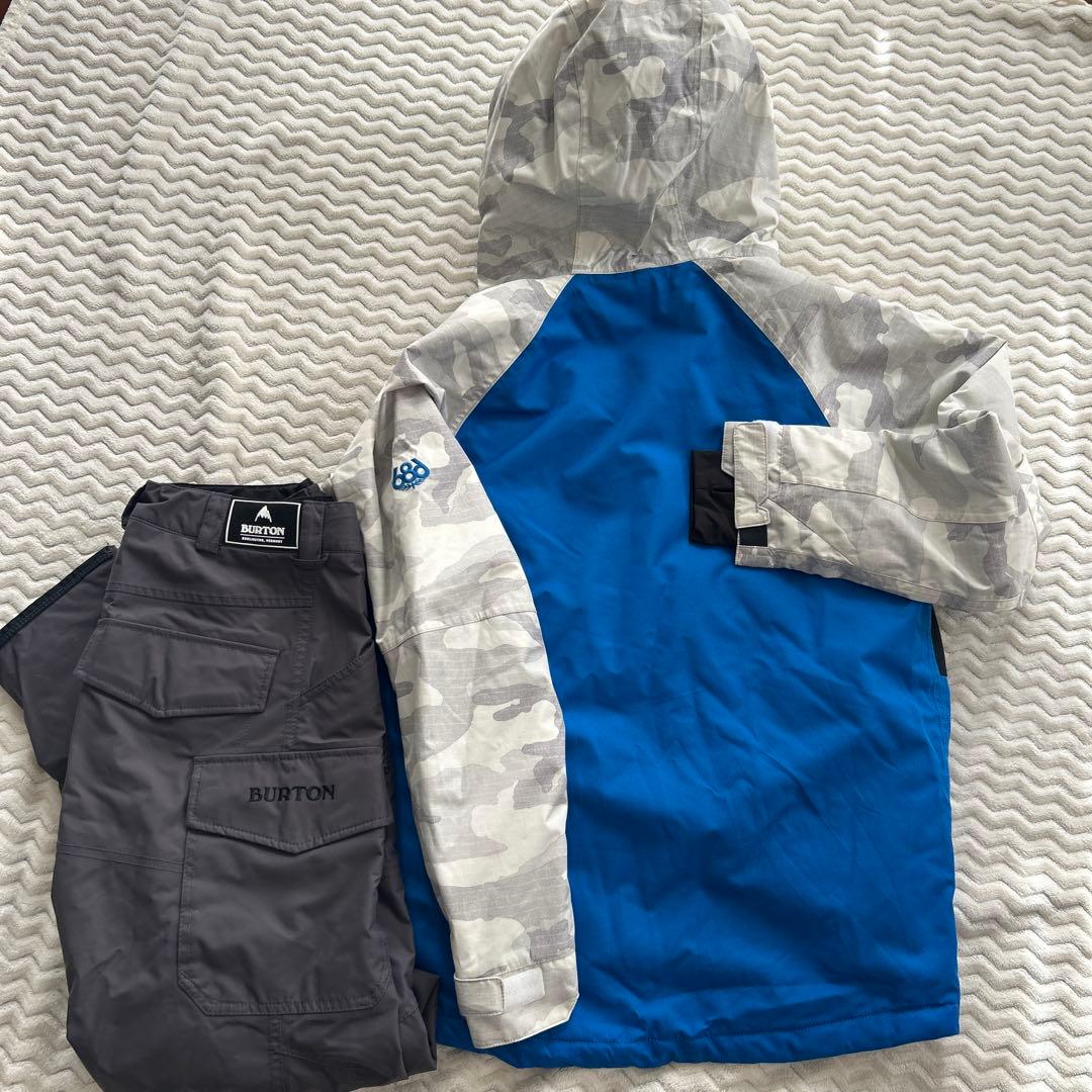 BURTON SIXEIGHTSIX スノーボードジャケット XS パンツセット