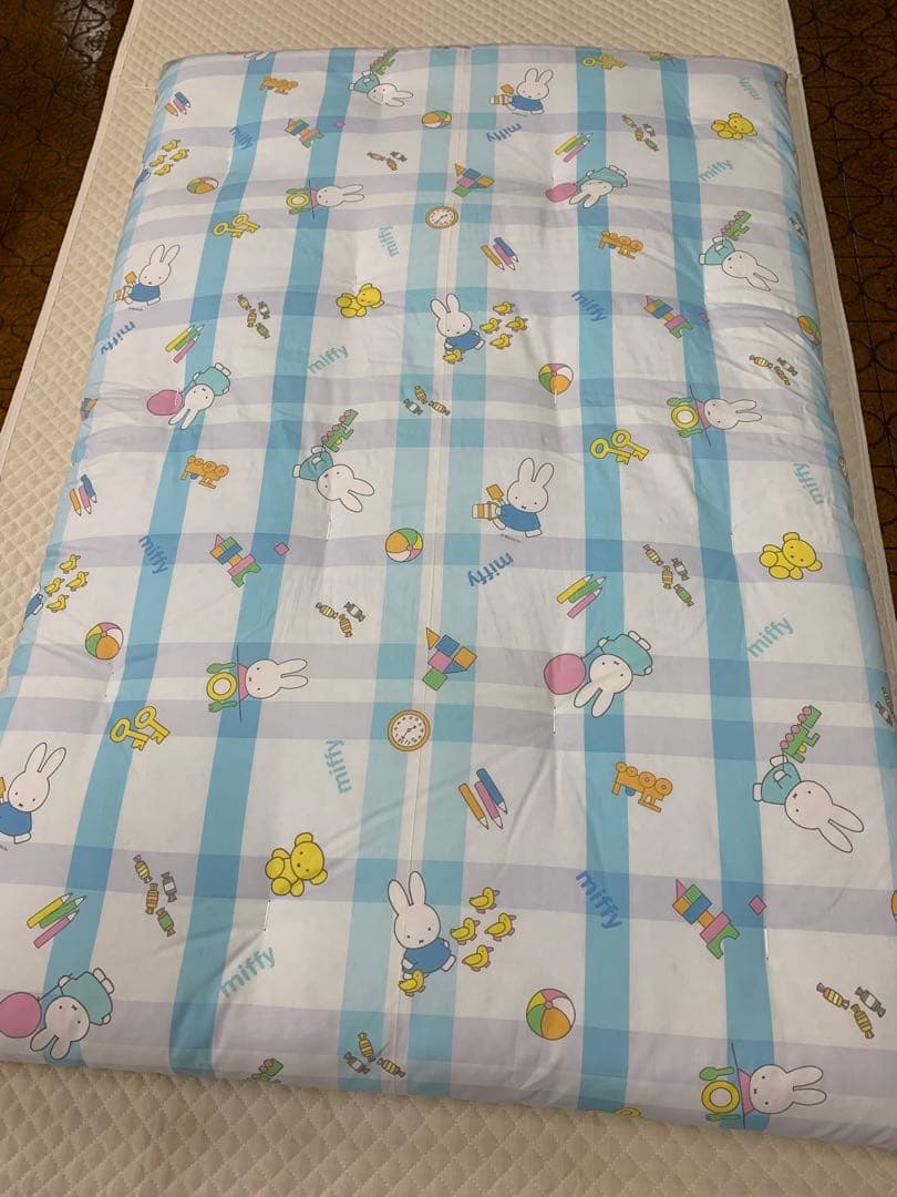 ミッフィーベビー手作り敷布団(綿100％カバー付き)