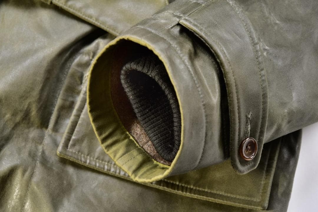 希少 ACV WAXED COTTON SINGLE DISPATCH COAT