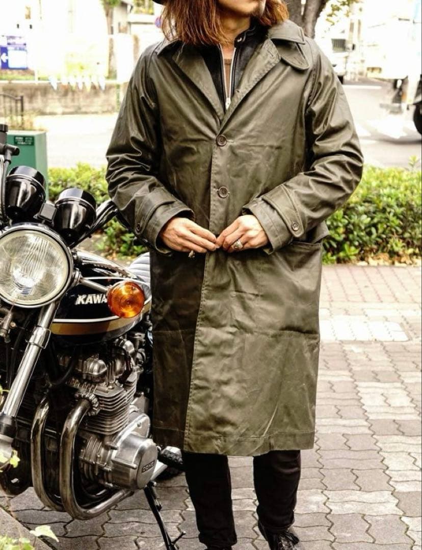 希少 ACV WAXED COTTON SINGLE DISPATCH COAT